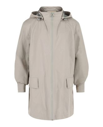 Ferragamo Mens Hooded Gancini Rain Jacket In Grey