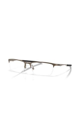 Oakley 57mm Rectangle optical glasses in Grey at Nordstrom
