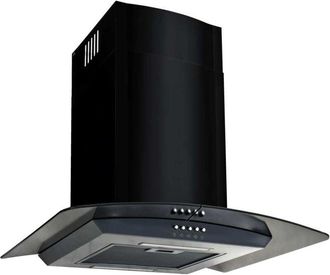 vidaXL Vidaxl - Cappa Aspirante a Muro Acciaio Inox 756 m&sup3;/h 60 cm Nera