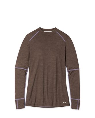 Stio Womens Basis PeakWool Lightweight Crew LS