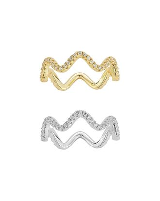 Glaze Jewelry Silver Cz Ring