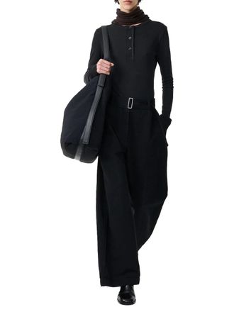 STUDIO NICHOLSON Chatto Trousers - Black
