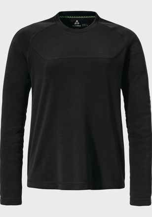 Sch&ouml;ffel Funktionsshirt SCH&Ouml;FFEL Hiking CIRC Longsleeve Style Smue WMS, Damen, Gr. 36, schwarz (9990, schwarz), Oberstoff: 100% Polyester, Rundhals, Shirts Fun