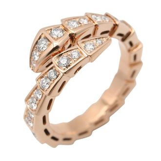 Bulgari Gold Clear Band Ring (Pre-Owned)