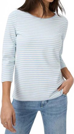 Brax Bonnie Sweatshirt In Glacier Light Blue