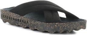 FLY London Curr Slide Sandal in Black at Nordstrom Rack, Size 10-10.5Us / 41Eu