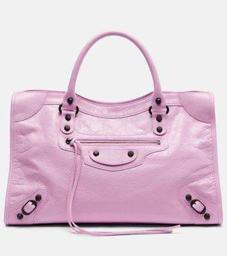 Balenciaga Le City Medium leather tote bag