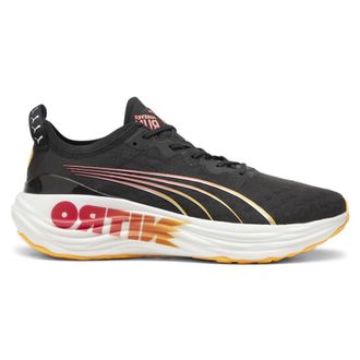 Puma ForeverRUN Nitro Mens Running Shoes Black/Sunset 8 (42)