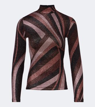Pucci Iride Lurex jersey top