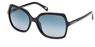 Skechers SE6293 Polarized 01D Womens Sunglasses Black Size 59