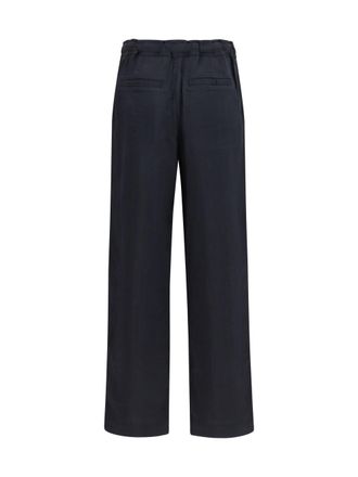 Isabel Marant Womens Bilina Pants Black Viscose; Cotton; Polyamide Trousers