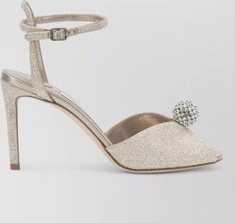 Jimmy Choo London crystal-embellished heeled sandals