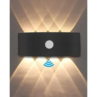 OEM Applique Da Esterno, Lampada Da Interno Con Sensore Di Movimento 8w, Applique Da Parete Per Camera Da Letto 3000k Bianco Caldo, Impermeabile Ip65, Ada