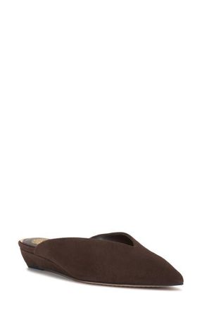 Vince Camuto Vinia Pointed Toe Wedge Mule in Brownie at Nordstrom, Size 8.5