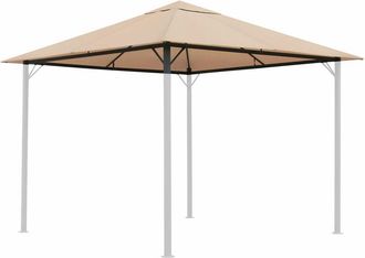 Quick-Star Ersatzdach 250g Garten Pavillon 3x3m Sand Antik Pavillondach Ersatzbezug