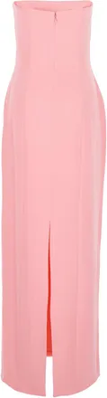 Solace London Bare-Shoulder Twill Dress - Pink