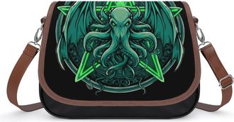 Generic Magic Cthulhues Sea Monster Crossbody Bags for Women Shoulder Messenger Bag Purse Handbags