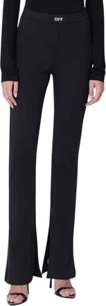 Off-white Wide Broeken - Dames - Wijde Broeken - Zwart - S - Broeken