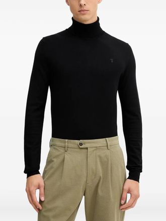 Trussardi Maglione con ricamo - Nero