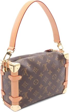 Louis Vuitton Borsa a mano Side Trunk MM anni 2010 - Marrone