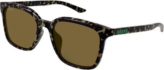 Gucci GG2080SK Asian Fit 003 Mens Sunglasses Tortoiseshell Size 55