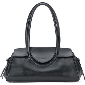 Staud Maude Leather Shoulder Bag in Black at Nordstrom