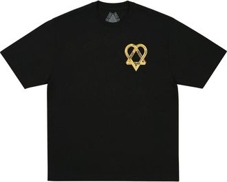 Palace Tri-Gram T-Shirt - Heren - T-shirts - Zwart - L - Katoen - Tops