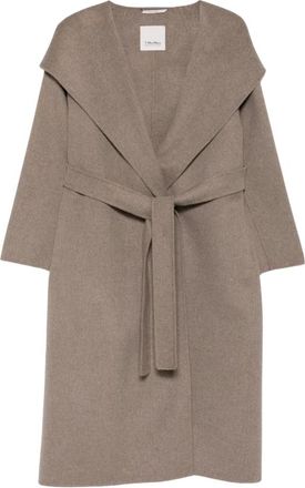 Max Mara Romolo Jas - Dames - Mantels - Beige - Maat: S