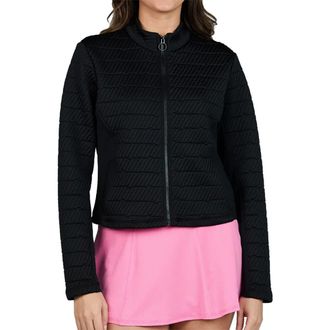 Sofibella Staples Womens Golf Jacket in Black at Nordstrom, Size X-Large