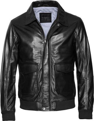 Bugatti Jassen, Heren, Zwart, 3Xl, Leer, Heren Leren Jas Busavino