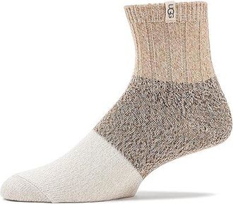 UGG Jhene Quarter Womens Sock Dense Smoke, Cotton/Polyester