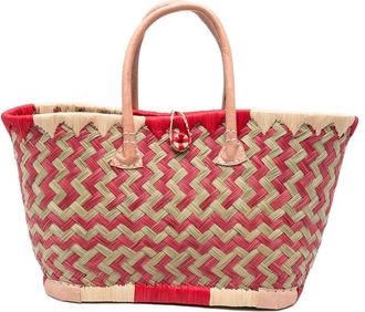 The Nina Studio Clotilde Woven-design Tote Bag