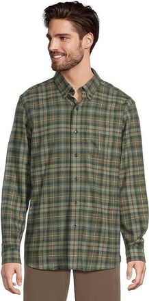 L.L.Bean Scotch Plaid Flannel Shirt Traditional Fit Mens Clothing Mackenzie Weathered : 2XL, Flannel/Cotton