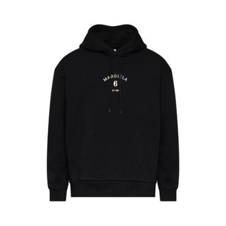 Maison Margiela Hoodies, male, Black, Size: 2XL Hooded Sweatshirt
