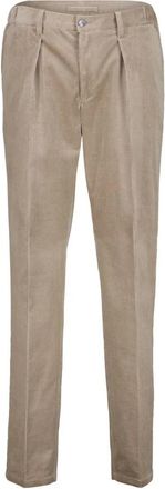 Profuomo Cord Chino - Heren - Straight fit broeken - Beige - L - Katoen - Broeken