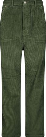 Dr&ocirc;le de Monsieur Ribbed Corduroy Straight-Leg Pants