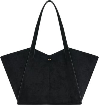 JW PEI Kiana Cabas - Dames - Shoppers - Zwart - ONE Size - Polyester - Tassen