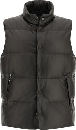 Boggi Milano Gilet trapuntato - Dark Brown
