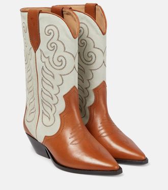 Isabel Marant Stivali Duerto in pelle con ricamo