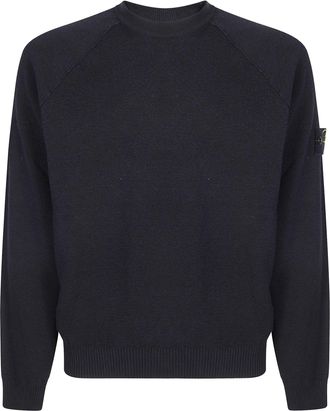 Stone Island Crew Neck Raglan Sleeves Sweater