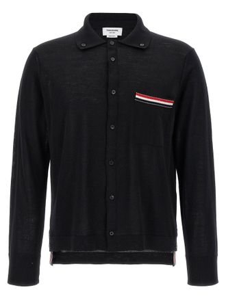 Thom Browne Mens Button Down Cardigan