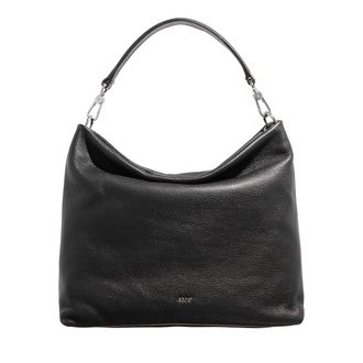 Abro Abro Hobo Bags - Beutel Kaia/ Black/Nickel - black - Hobo Bags for ladies