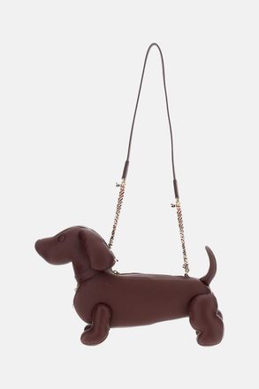 Thom Browne Borsa Mini Hector In Pelle Pebble Grain