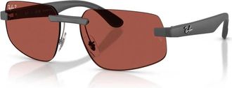 Ray-Ban Rb 4475Ch Zonnebrillen - unisex - Zonnebrillen - Grijs - 60 MM - Accessoires