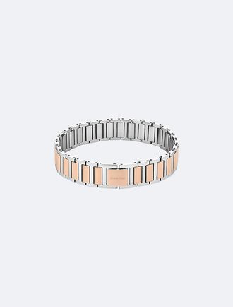 Calvin Klein Mens Minimal Link Bracelet - Metallic - OS