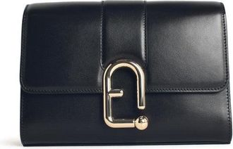 Furla Urban S Black Leather Crossbody Bag