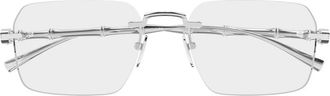 Gucci Glasses, male, Gray, Size: 56 MM Optical Frame