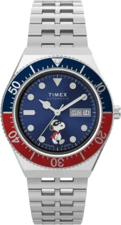 Timex x Peanuts M79 Automatic 40mm Watch in Blue Men - OS