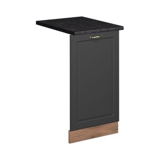 Vicco Panel frontal del lavavajillas Fame-Line, Antracita-Oro Landhaus, 45 cm, et Antracita Vicco