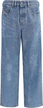 Diesel Cotton Straight-Leg Mens Jeans